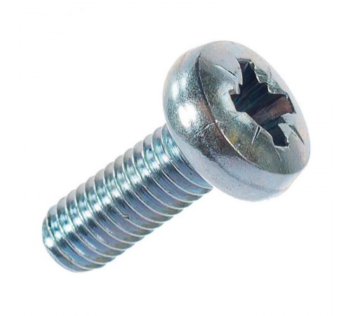 Винт DIN7985 с полукруглой головкой оцинк. M8х20 (8 шт) - пакет ( 0,11 кг)  112246  Tech-KREP