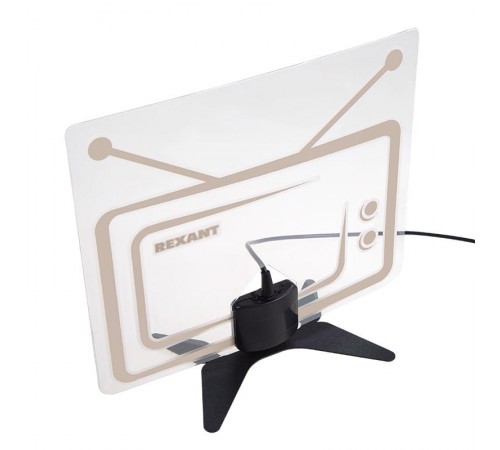 Антенна комнатная для цифрового телевидения DVB-T2, Ag-718 REXANT  34-0718  REXANT