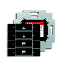 6127/01-81-500 Сенсор 4-кл. с коплером в комплекте, антрацит  6117-0-0221  2CKA006117A0221  ABB