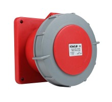 Розетка 345-125А-6h-380AC-3P+PE+N-IP67 309435  КЭАЗ