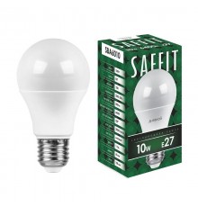 Лампа светодиодная SBA6010 10W 6400K 230V E27 A60  55006  SAFFIT
