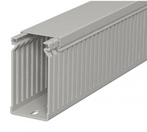 Распределительный кабельный канал LK4 80x40x2000 мм (ПВХ,серый) (LK4 80040)  6178052  OBO Bettermann