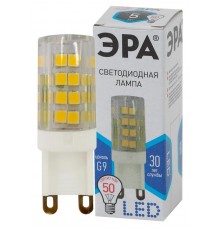 Лампа светодиодная LED 5Вт G9 220В 4000К smd JCD капсульная  Б0027864  ЭРА