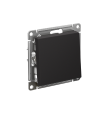 AtlasDesign Карбон Выключатель 1-клавишный сх.1, 10АХ, механизм  ATN001011  SE