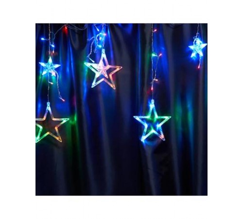 Гирлянда - бахрома 230V 138 LED длина 3м, мультиколор, IP20 , сетевой шнур 3м в комплекте, CL29  48615  FERON