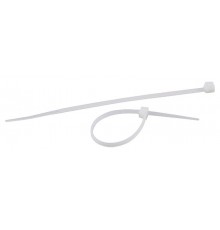 Кабельная стяжка 4х370 Белый White (100 штук) (100 pcs)  Б0039398  ЭРА