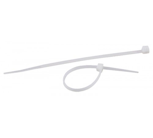 Кабельная стяжка 7,2x300 Белый White (100 штук) (100 pcs)  Б0039395  ЭРА