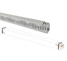 Кабель-канал перфорированный 25х40 перфорация 6/7мм (40 м)  SQ0410-0009   TDM