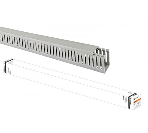 Кабель-канал перфорированный 25х40 перфорация 6/7мм (40 м)  SQ0410-0009   TDM