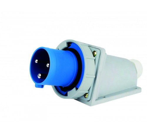 Вилка стац. 2Р+РЕ 63А 220В IP67 ВС-103  26165DEK  DEKraft