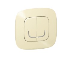 Выключатель Умный беспроводной 2-кл. Valena Allure сл. кость Netatmo  752687  Legrand