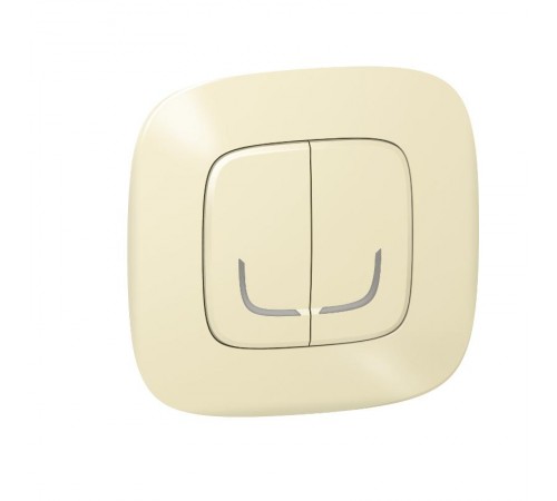 Выключатель Умный беспроводной 2-кл. Valena Allure сл. кость Netatmo  752687  Legrand