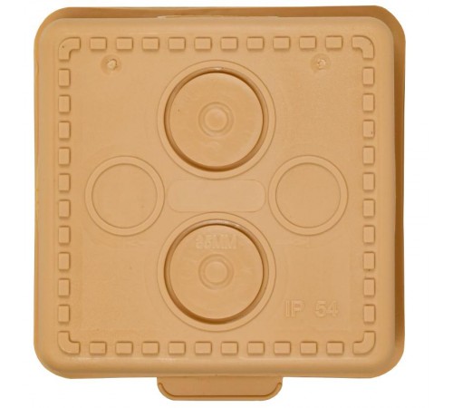 Коробка расп. КМ 65х65х50мм о/к IP54 4 вв. сосна  UKO31-065-065-050-K34-54  IEK