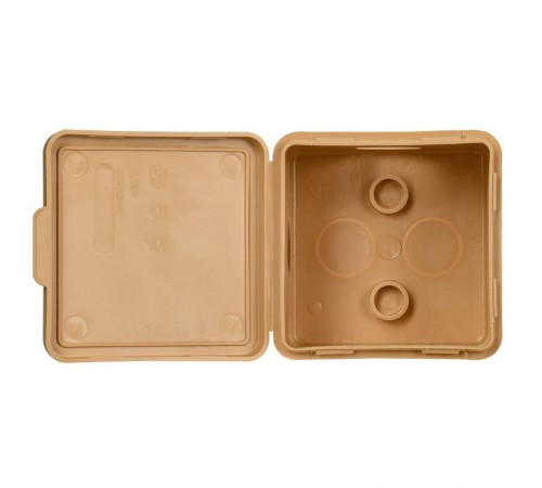 Коробка расп. КМ 65х65х50мм о/к IP54 4 вв. сосна  UKO31-065-065-050-K34-54  IEK