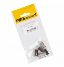 PROconnect Разъем RJ-45(8P8C) под витую пару, FTP экранированный, категория 5e, пакет, 5шт  05-1023-9  PROconnect