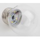 Лампы cветодиодные ERAWL45-E27 LED P45-1W-Е27 (диод. шар, прозр., 4SMD, 1W, E27, для белт-лайт) (10/100/6000)  Б0049572  ЭРА