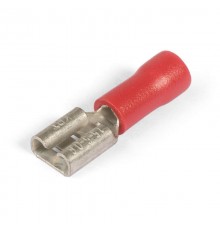 Разъемы плоские изолированные "Мама" 1,5-2,8 красные (100 шт/уп)  PR08.10433  Промрукав