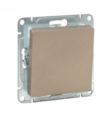 Механизм выключателя, одноклавишный, шампань Эпика  UP1-SWC-10 EKF