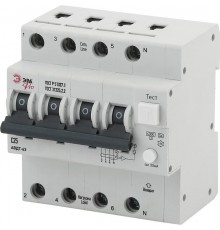 Выключатель автоматический дифференциального тока NO-901-94 АВДТ 63 3P+N C25 30мА тип А Pro  Б0031844  ЭРА