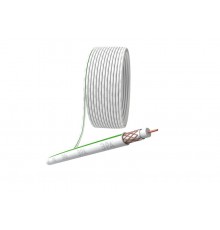 ЭРА Кабель коаксиальный SAT 703 B, 75 Ом, Cu/(оплётка Cu 75%), PVC, цвет белый, бухта 10 м  Б0044613  ЭРА