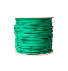 Кабель витопарный, категории 6, U/UTP , 23 AWG, 4х2х0,58, PVCLS нг(A)-LSLTx, для внутренней прокладки,зеленый, катушка 500 м  500004  SPL