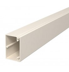 Кабель-канал WDK с крышкой 40x60x2000 мм (высота борта 40 мм, крышка 60 мм) ПВХ кремовый RAL 9001  6020887  OBO Bettermann