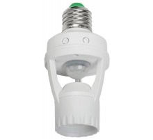 Датчик движения ДД 045 белый E27 60Вт 360гр 6м IP20  LDD10-045-60-001  IEK