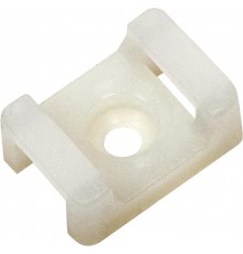 Площадка ПМ 22х16х4мм под винт белая (100шт)  UHP33-22-16-4-100-K01  IEK