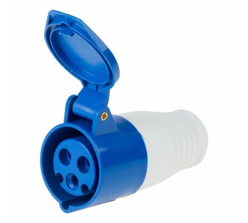 Розетка 213 переносная 2Р+РЕ 16А 220В IP44  11-8918  REXANT