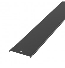 Крышка лотка 100х3000 (0,7 мм) RAL 9005 (24 м/уп)  PR16.9867  Промрукав