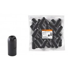 Патрон Е14 подвесной, термостойкий пластик, черный, Б/Н  SQ0335-0057  TDM