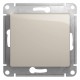 Glossa Молочный Выключатель 1-клавишный, сх.1, 10AX  GSL000911  SE
