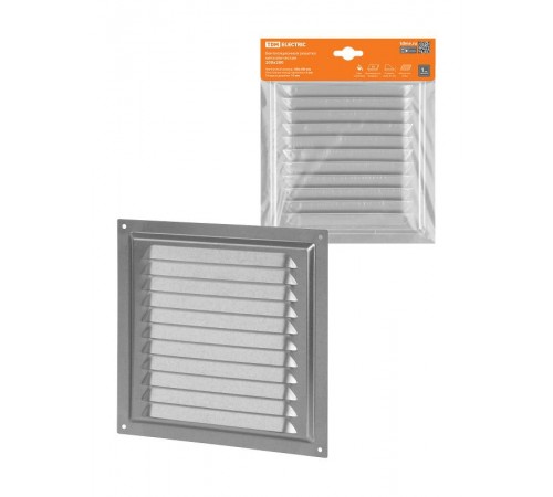 Решетка металл. 200х200, с оцинкованным покрытием,  SQ1807-0714  TDM