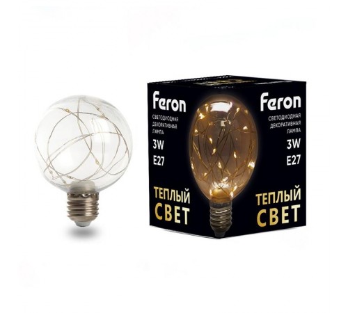 LB-381 (3W) 230V E27 2700K для белт лайта G80  41675  Feron