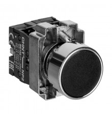 Кнопка управления NP2-BA25 без подсветки черная, 1НО+1НЗ, IP40 (R)  573962  CHINT