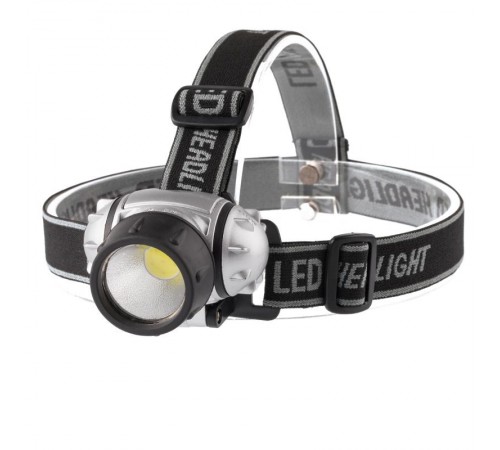 Фонарь светодиодный налобный GB-410 на батарейках 3хААА, 3 режима, черный, IP44  Б0051463  ЭРА