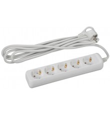 Удлинитель 5 гнезда 5м с/з U-5e-5m ПВС  Б0028377  ЭРА