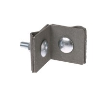 Держатель фальцевый стальной зажим 45х45 мм для прута 6-10 мм, гор. цинк.   SQ2402-3280  TDM