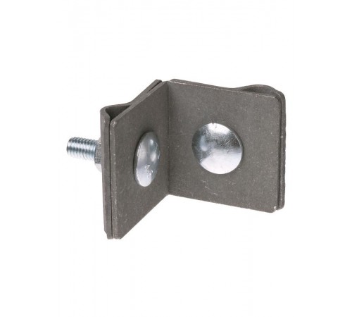 Держатель фальцевый стальной зажим 45х45 мм для прута 6-10 мм, гор. цинк.   SQ2402-3280  TDM