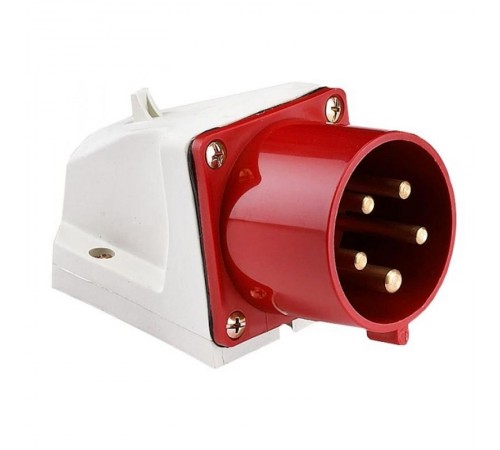 Вилка стационарная 515 3Р+РЕ+N 16А 380В IP44 EKF PROxima  ps-515-16-380  EKF