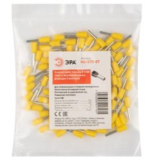 Аксессуары для клемм ЭРА NO-570-07 Наконечник-гильза Е1008 1мм2 с изолированным фланц  Б0041450  ЭРА