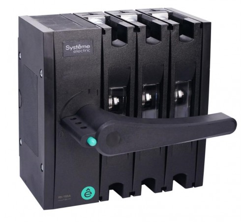ВЫКЛ-РАЗЪЕДИНИТЕЛЬ SYSTEMEPACT SD160 3P 160A  РУКОЯТКА СЛЕВА ФРОНТ_РУКОЯТКА ЗАКАЗЫВАЕТСЯ ОТДЕЛЬНО  SSD01603LF0160  SE