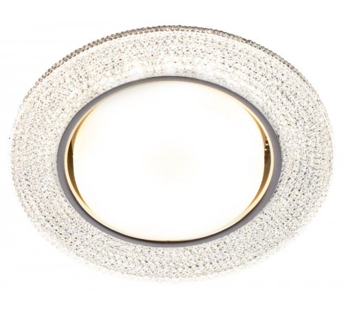 Cветильник встраиваемый со светодиодной подсветкой DK LD53 WH GX53 белый  Б0057475  ЭРА