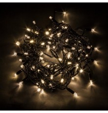 Гирлянда-нить CL43  200 диодов  5000К, 20 м +1.5м черный шнур, БЕЗ МЕРЦАНИЯ, IP65  32427  FERON