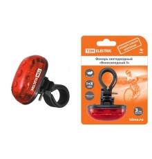 Фонарь велосипедный 3хLED 2хAAA Велосипедный 3, 3 режима  SQ0350-0029  TDM