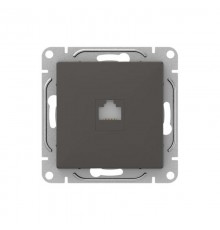 Механизм розетки RJ11, мокко Эпика  UP1-SOM-RJ11 EKF