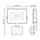 Прожектор светодиодный LED 20W 1380lm IP65 6500К с датчиком движения  628511320  Gauss