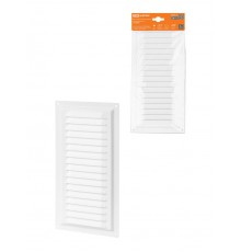 Решетка металл. 150х300, белая, с покрытием полимерной эмалью,  SQ1807-0702  TDM