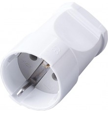 PST16-40-200 Розетка переносная 1-местная с/з, 250В,16А, белый  32853  STEKKER