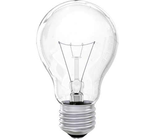 Лампа накаливания ЛОН OI-A-75-230-E27-CL  71663  ОНЛАЙТ